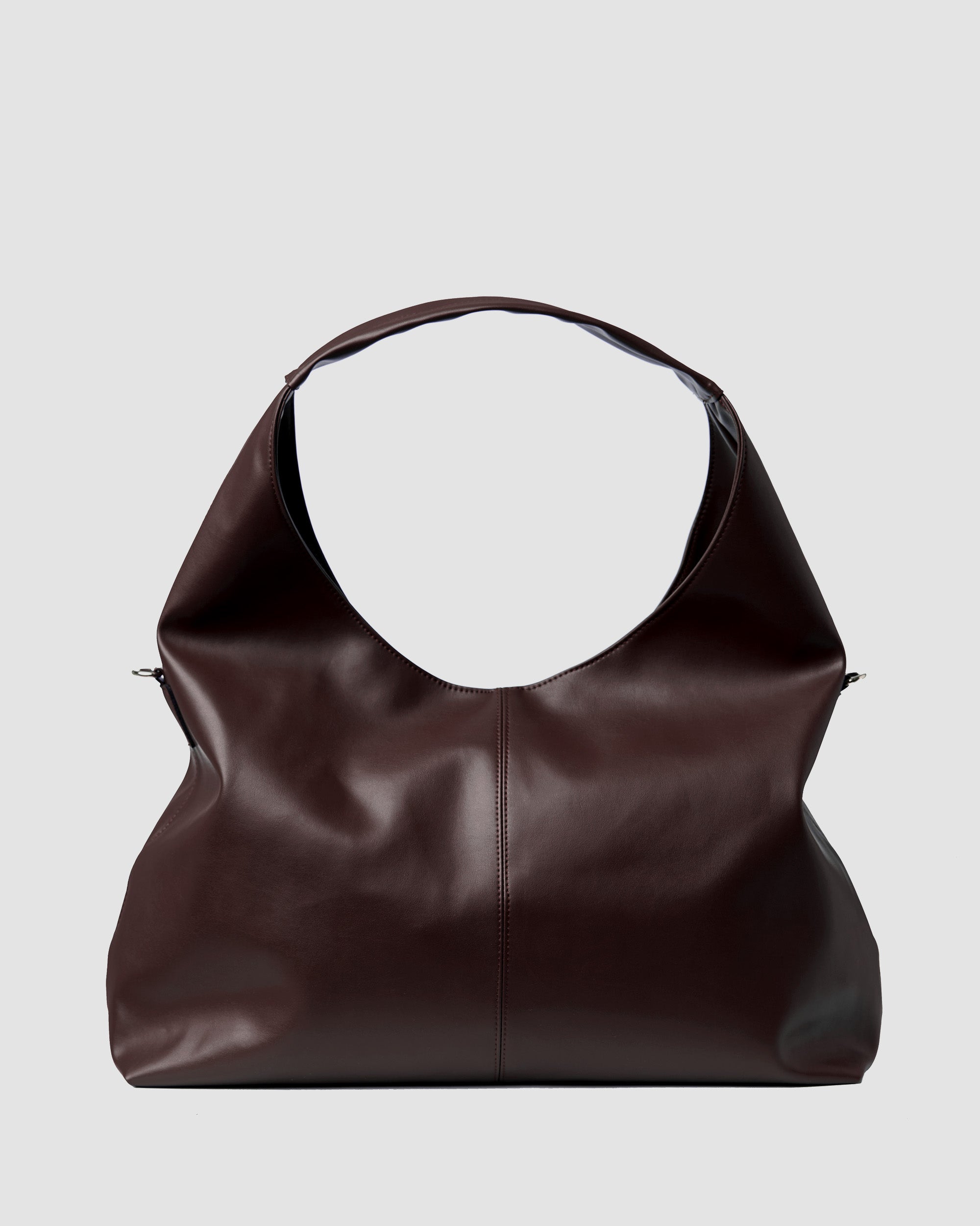 BOHEMA Slouchy Shopper Bag in chocolate brown made from plant leather