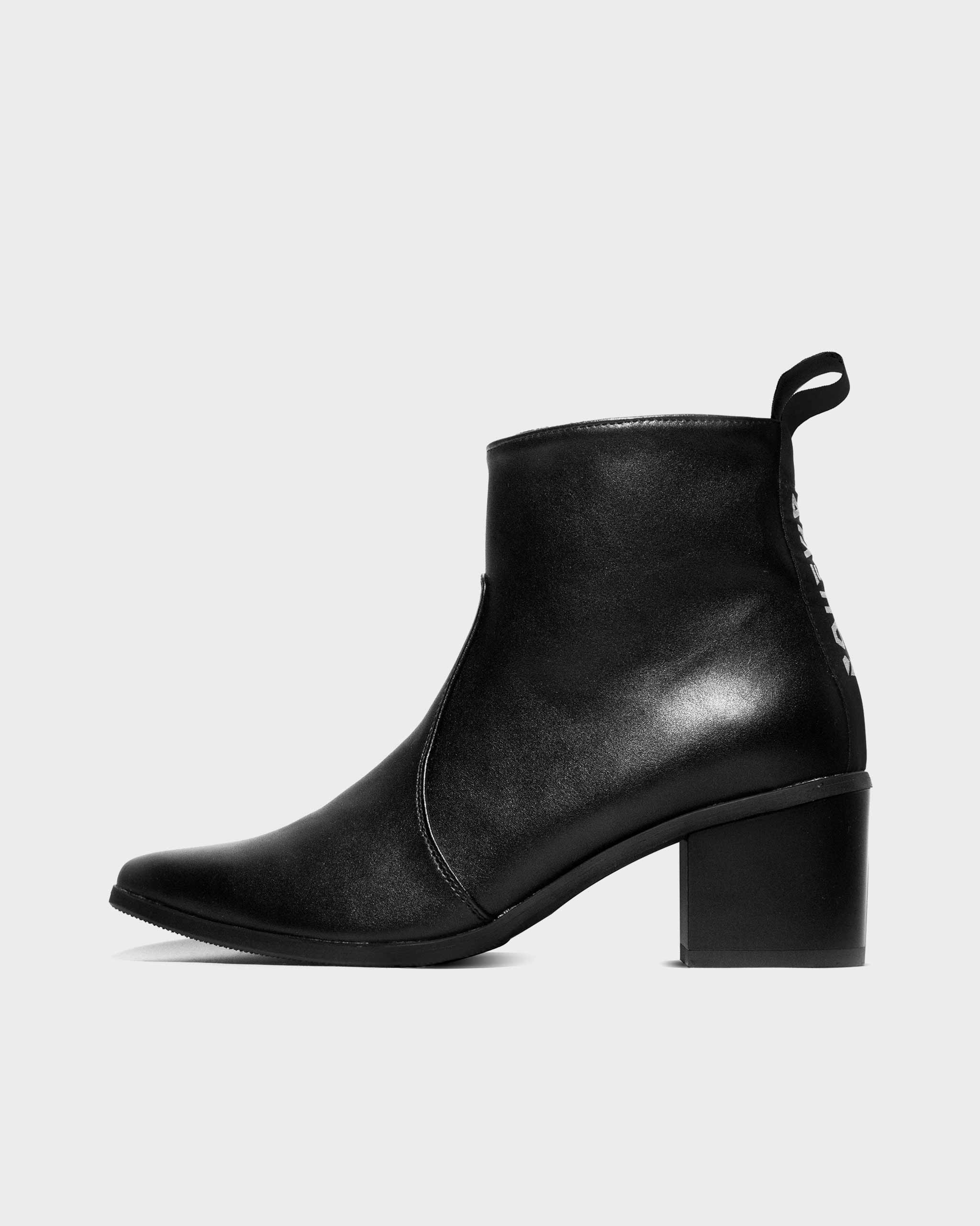 BOHEMA Swan No. 1 in black - side view of women's boots