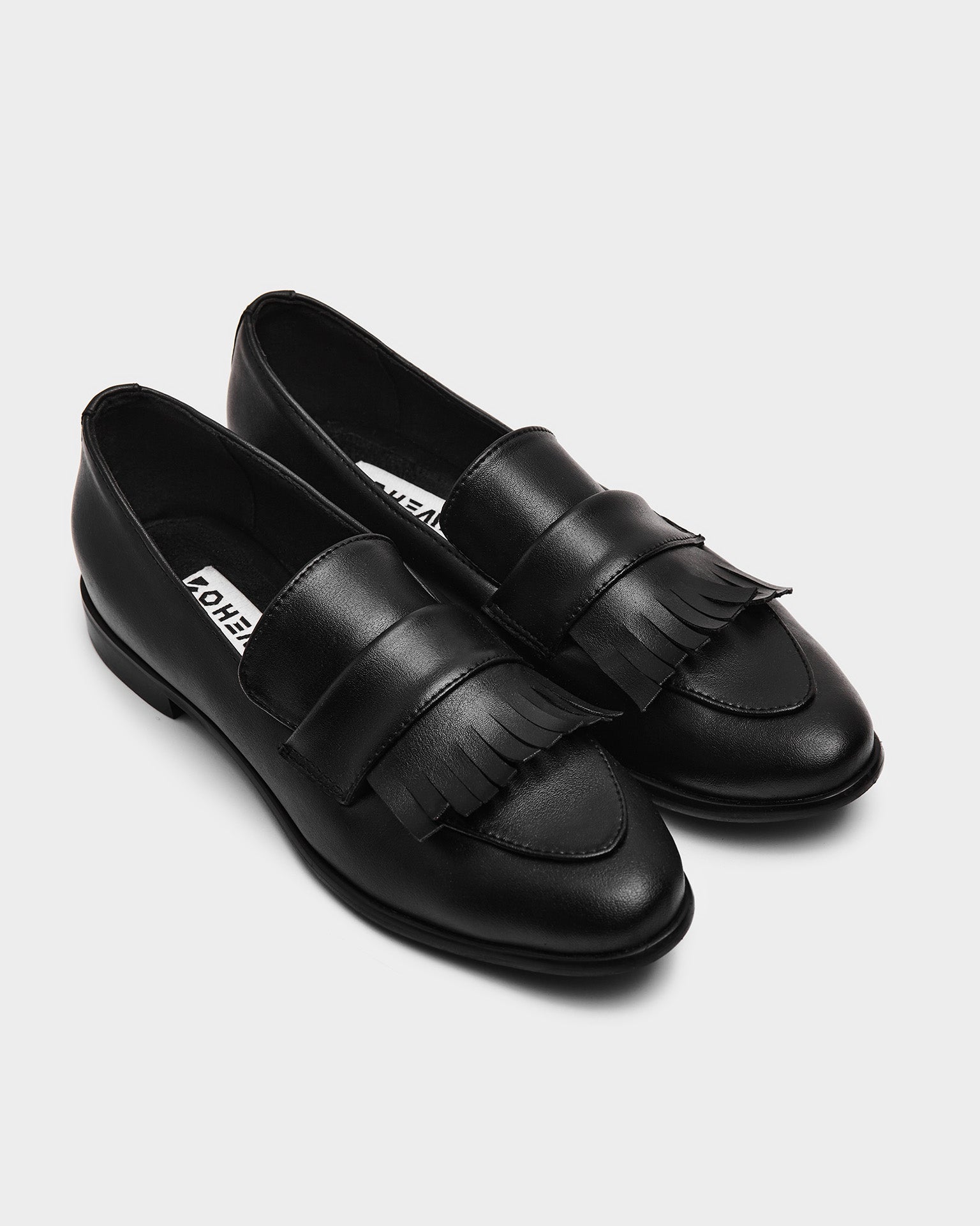 BOHEMA Penny Loafers - side view of women's penny loafers