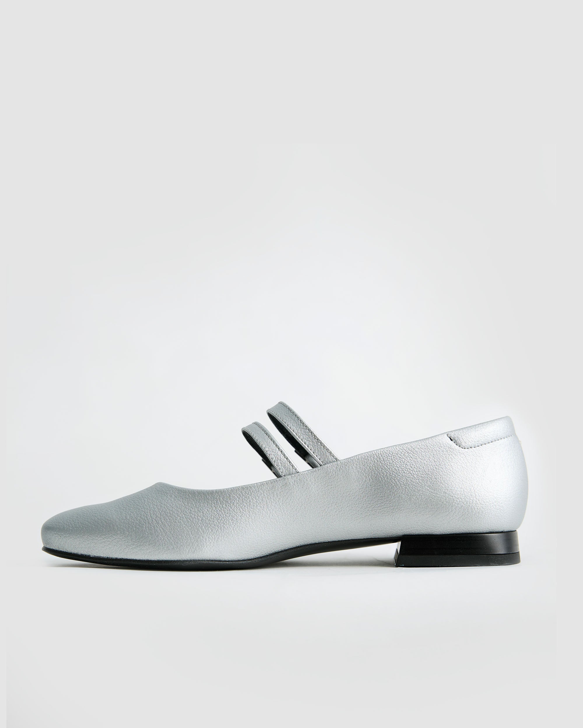 BOHEMA Sugar Mary Jane Pumps in metallic gold - side view of women's Mary Jane ballet flats