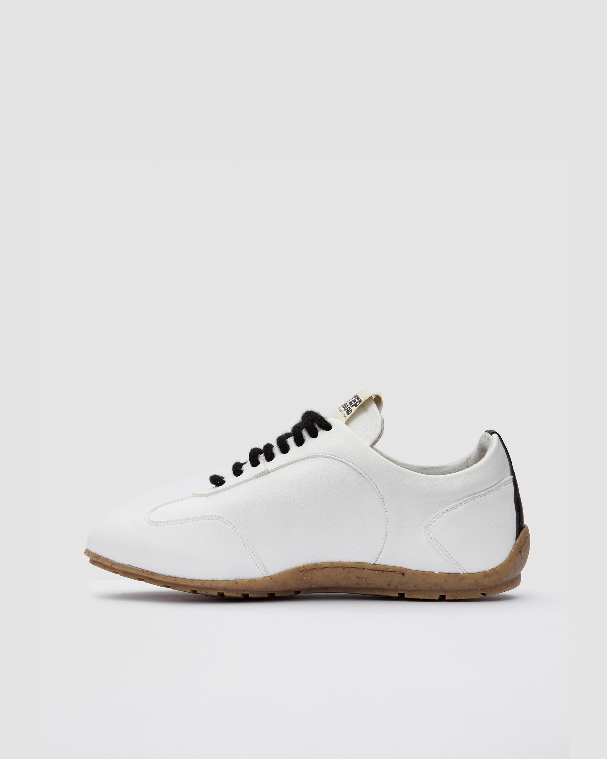 BOHEMA Racer Sneakers in white - top view of women's sneakers