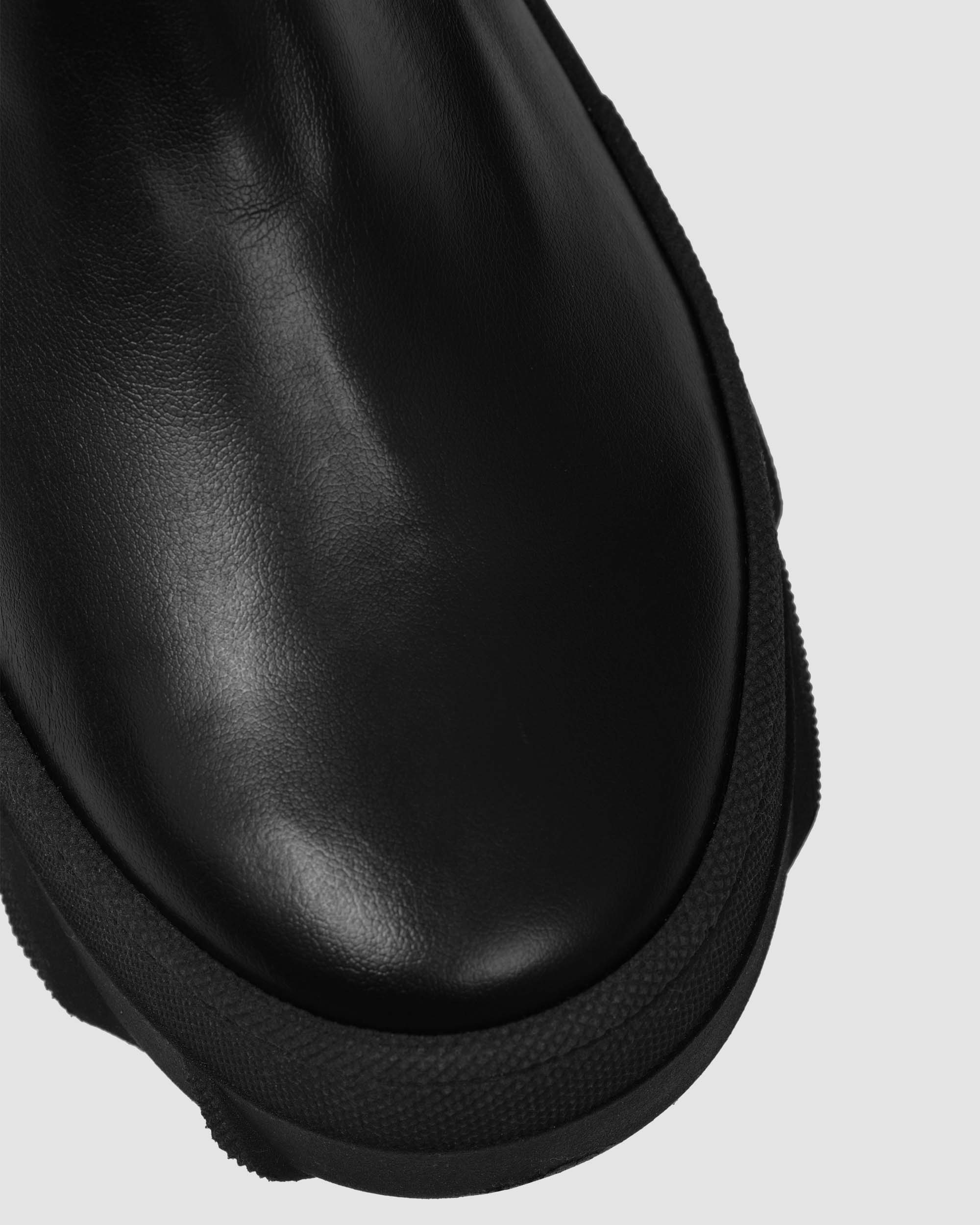 BOHEMA Tiger Chelsea in black - worn on foot of women's chelsea boots