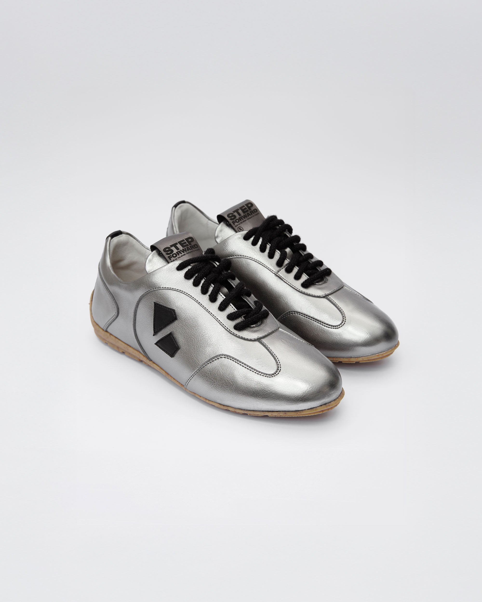 BOHEMA Racer Sneakers in metallic - top view of women's sneakers