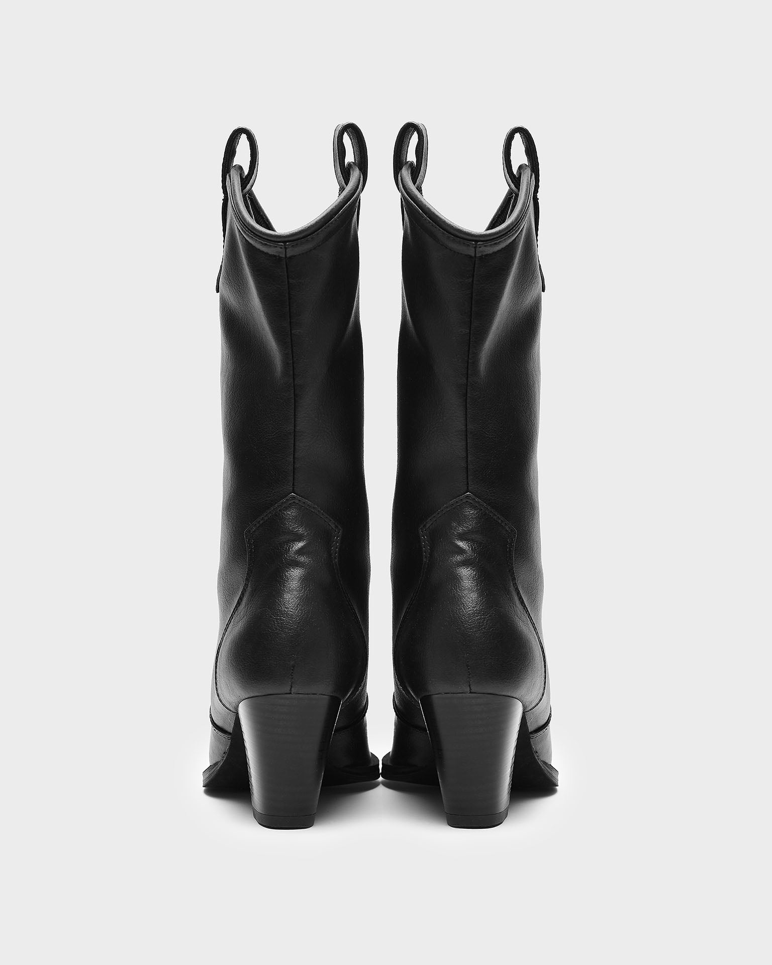 BOHEMA Sleeky Cowboy Boots in black - sole detail of women's cowboy boots