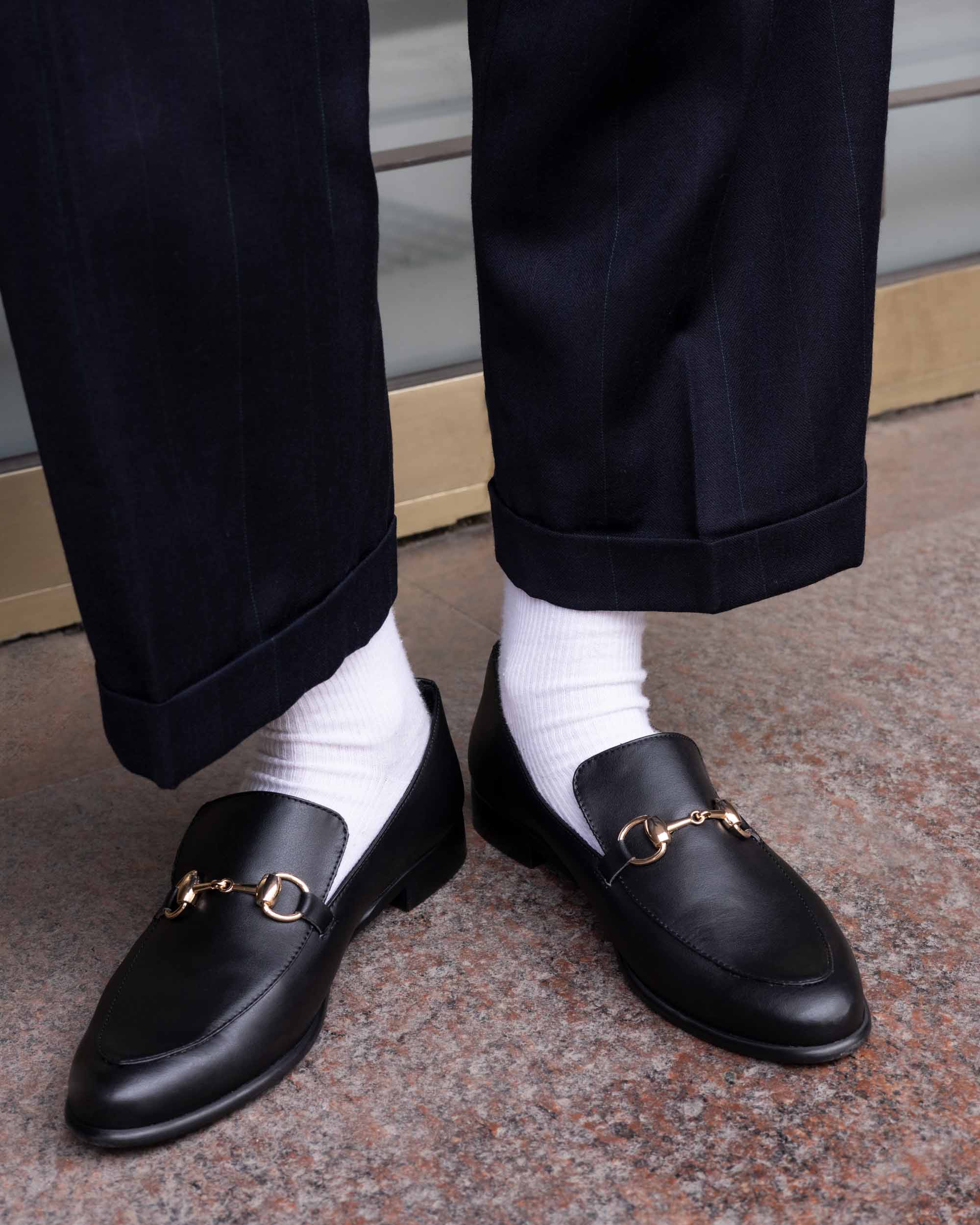 BOHEMA Shiv Loafers - black women's loafers made from plant leather