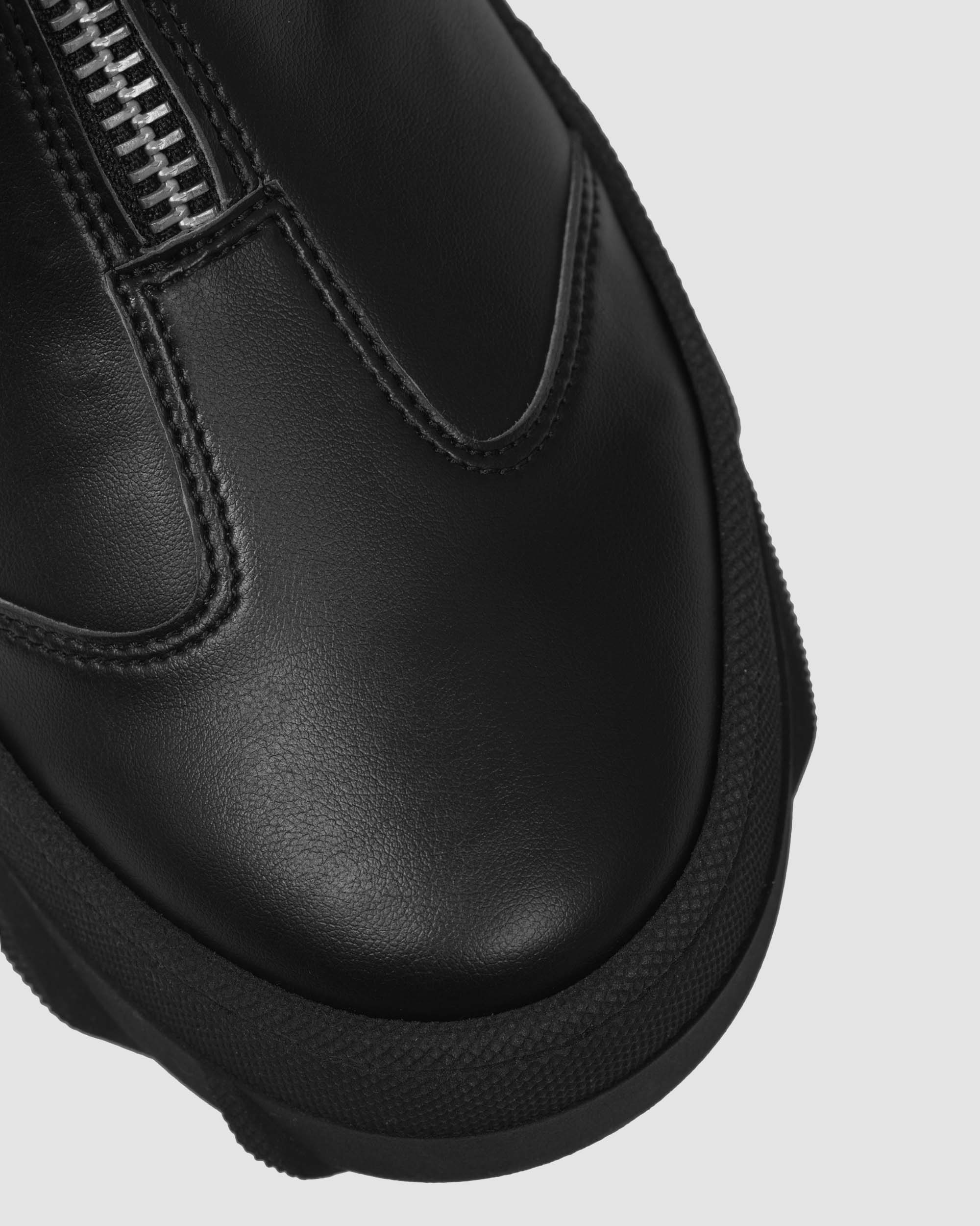 BOHEMA Tiger Boots in black - back view of women's ankle boots