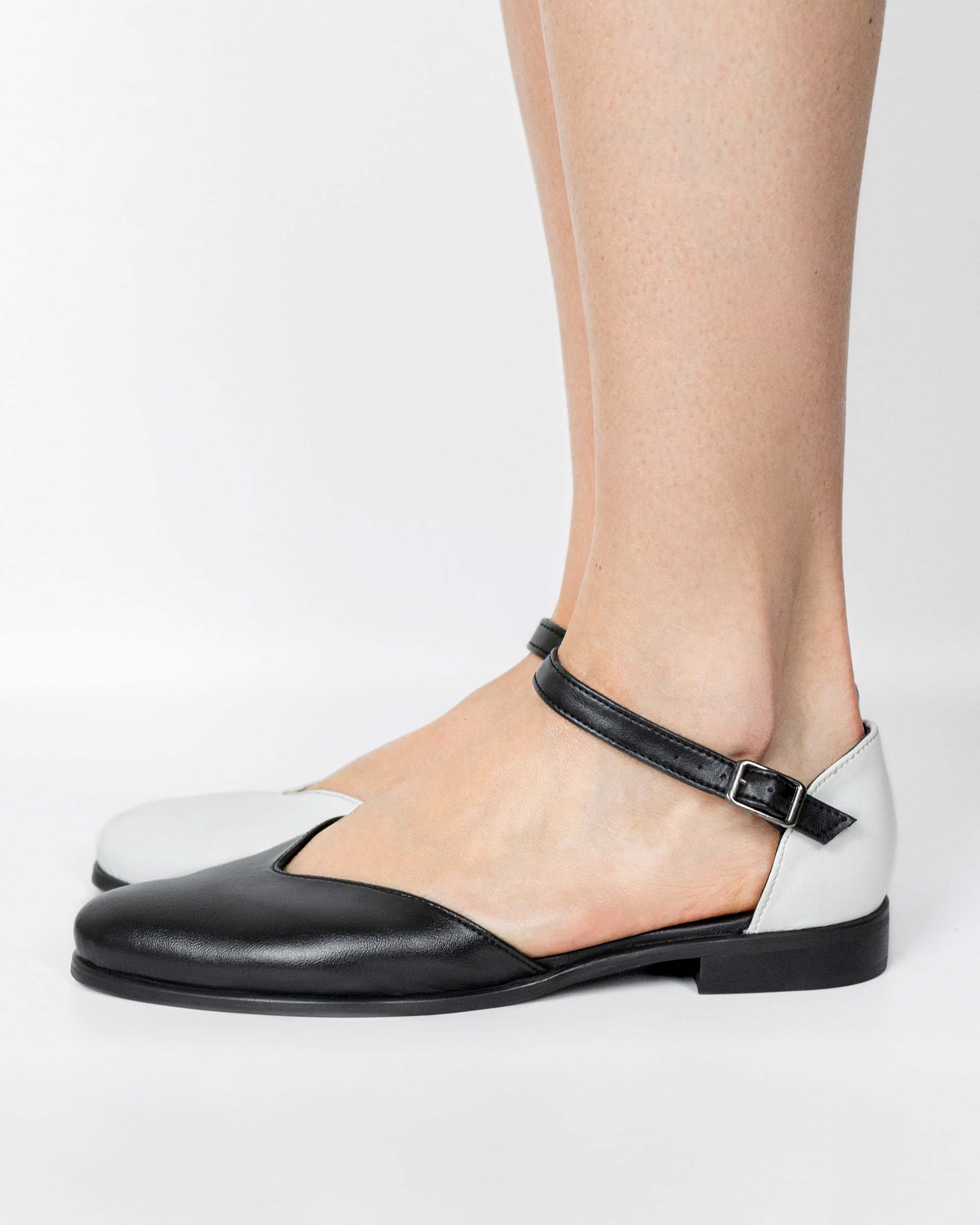 BOHEMA Alexa Pumps - worn on foot of women's ballet flats