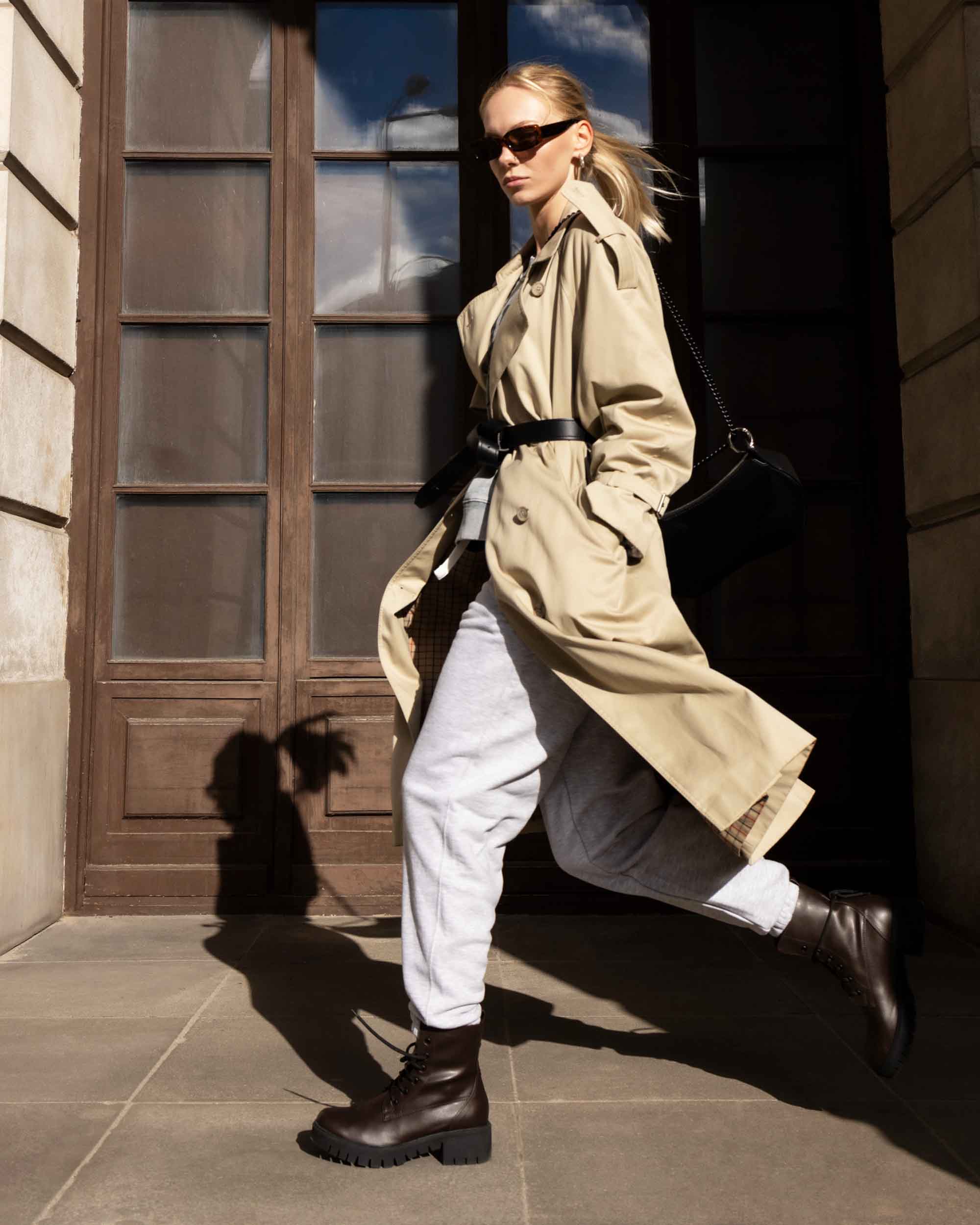 Women's Boots Workers No. 3 Chocolate - front view