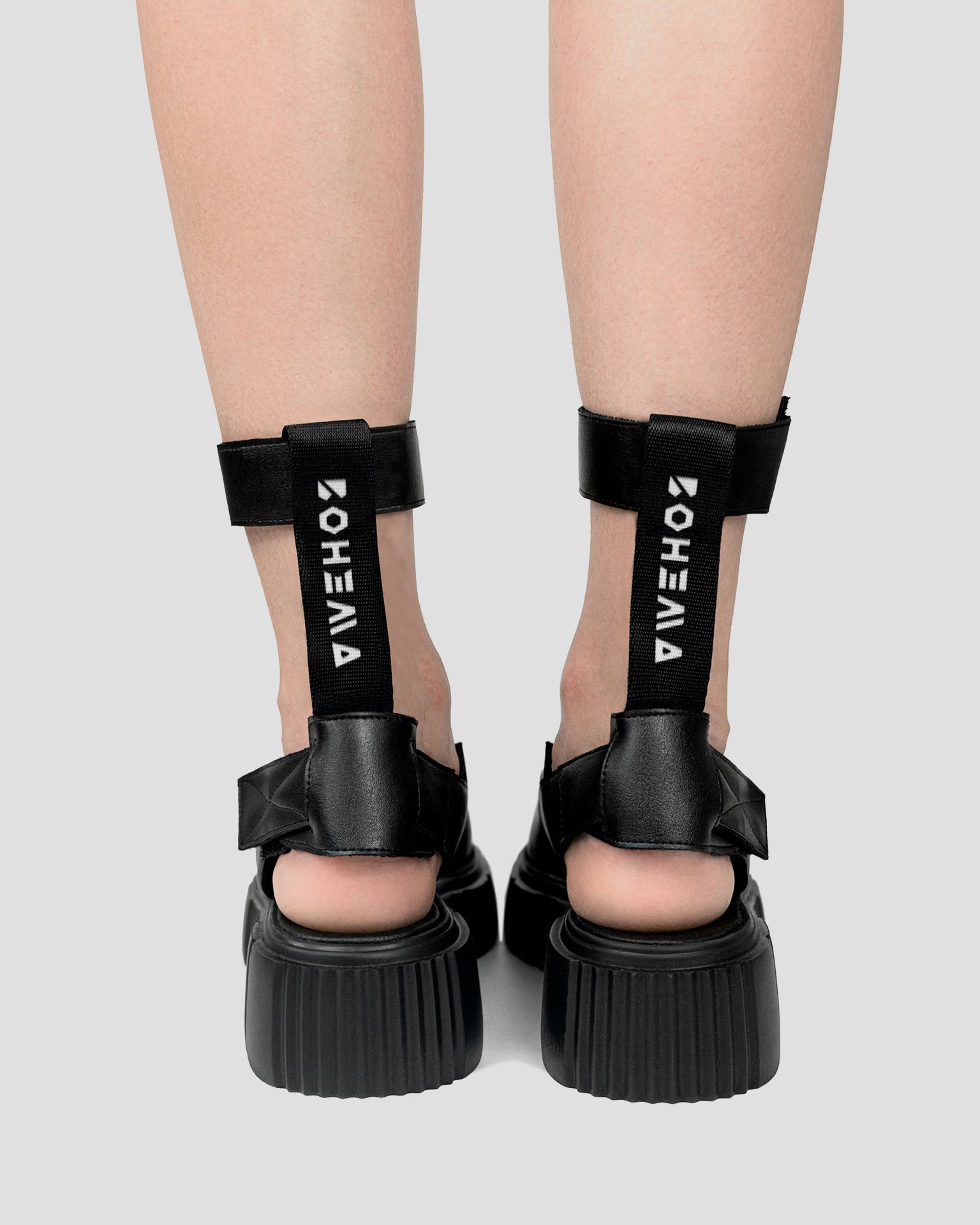 BOHEMA Edgy Sandals - detail view of women's heeled sandals