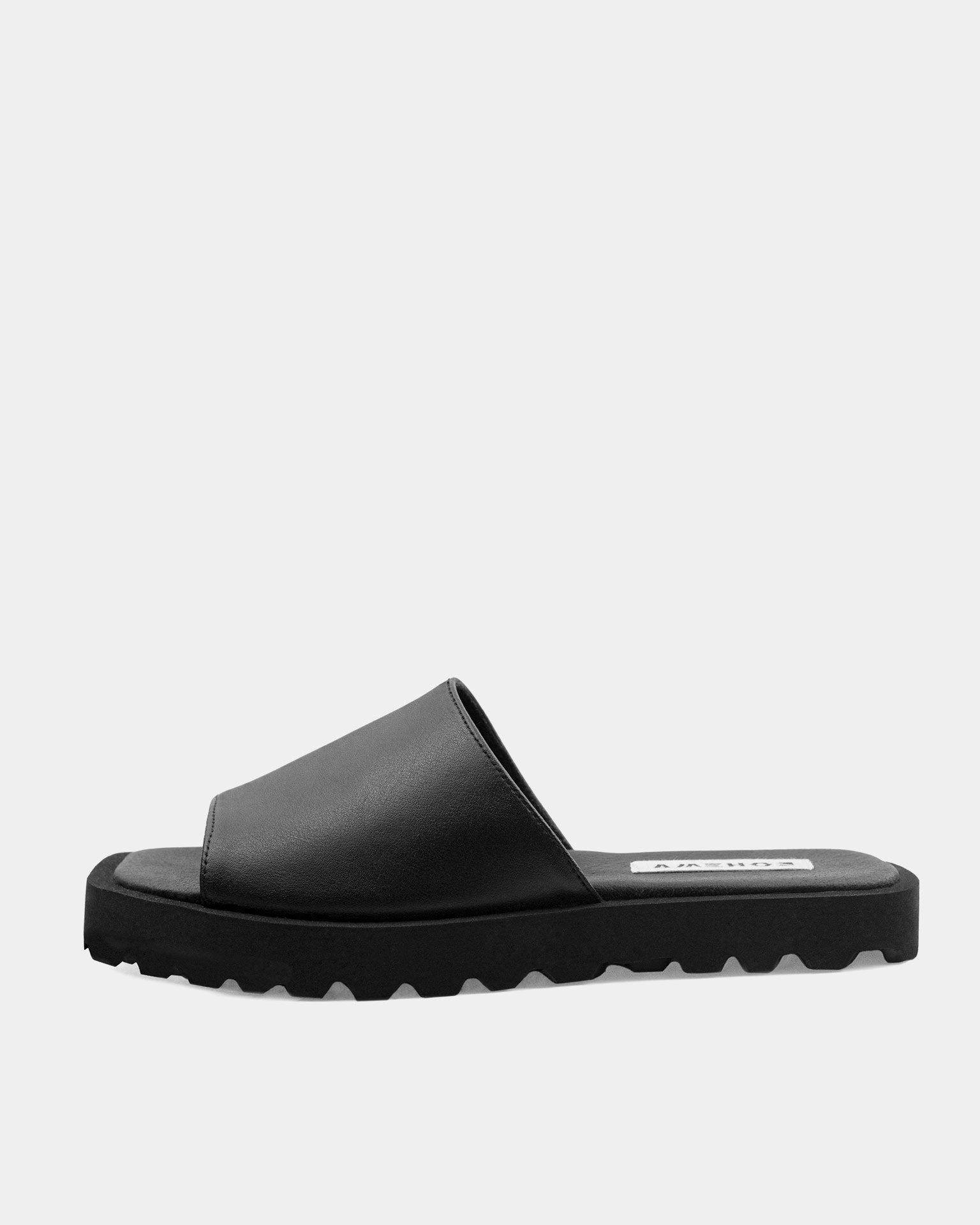 BOHEMA Flat Slides - women's flat slides made from cactus plant leather