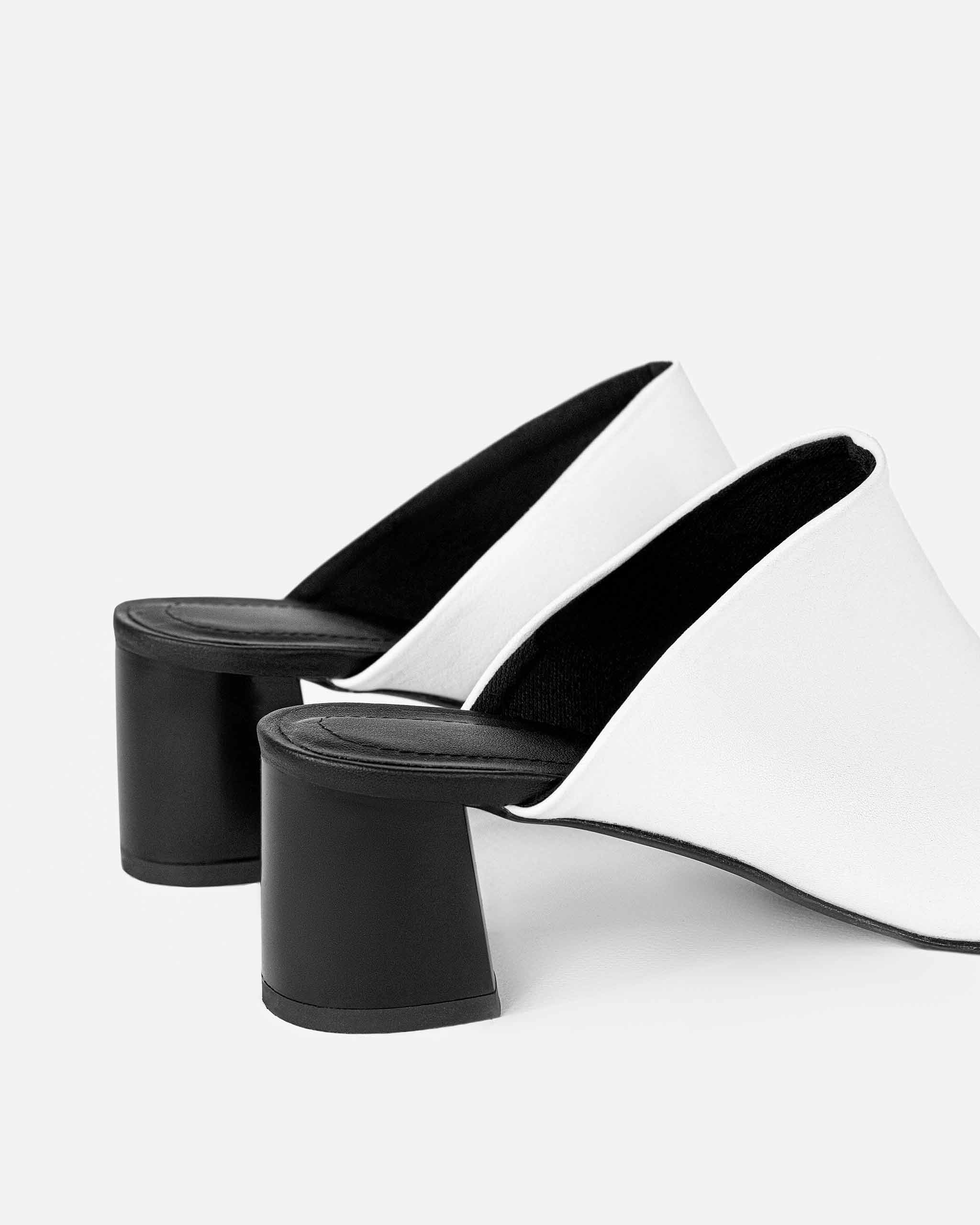 BOHEMA Uptown in white - top view of women's sandals