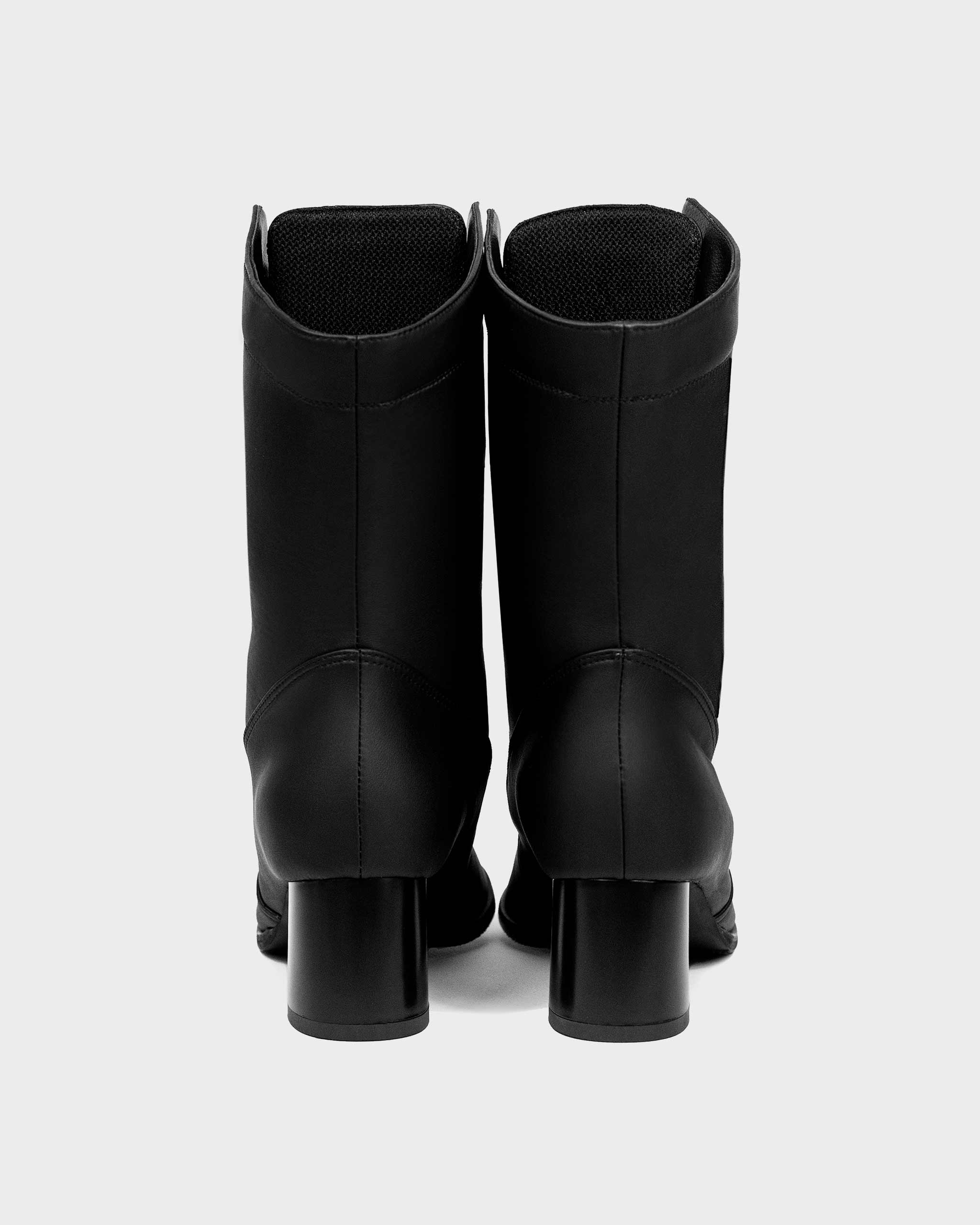 BOHEMA High Boots in black - top view of women's knee-high boots