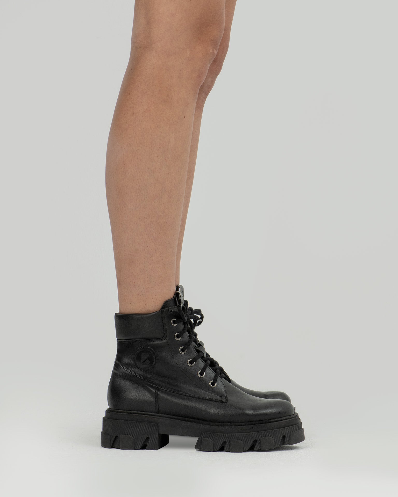 BOHEMA Riot Boots in black - back view of women's ankle boots