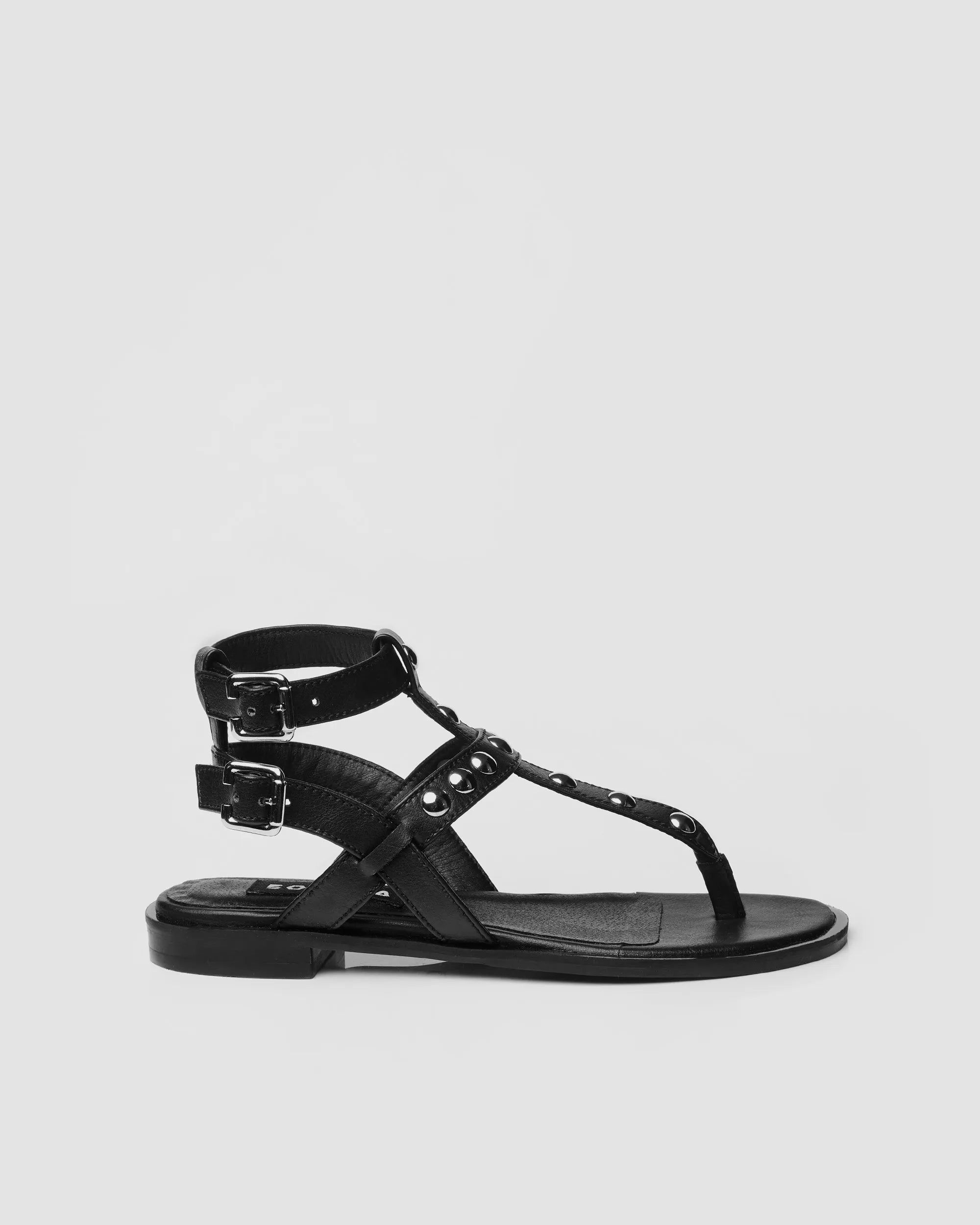 BOHEMA Nox Sandals in black - detail view of women's gladiator sandals