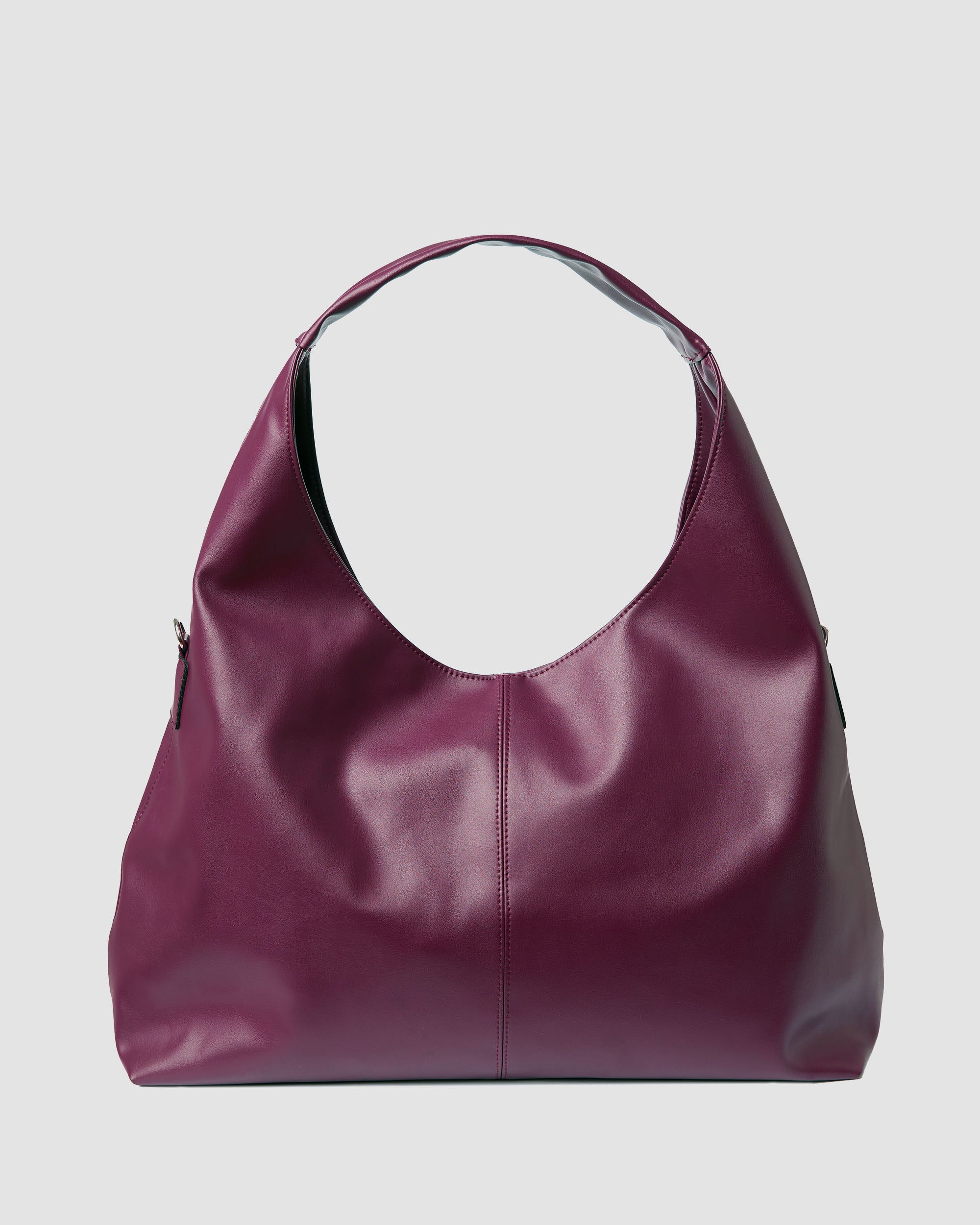 BOHEMA Slouchy Shopper Bag in burgundy - interior view