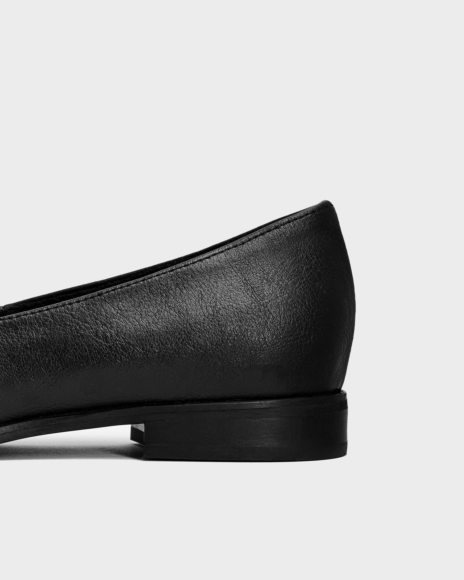BOHEMA Lords in black - worn on foot of women's loafers