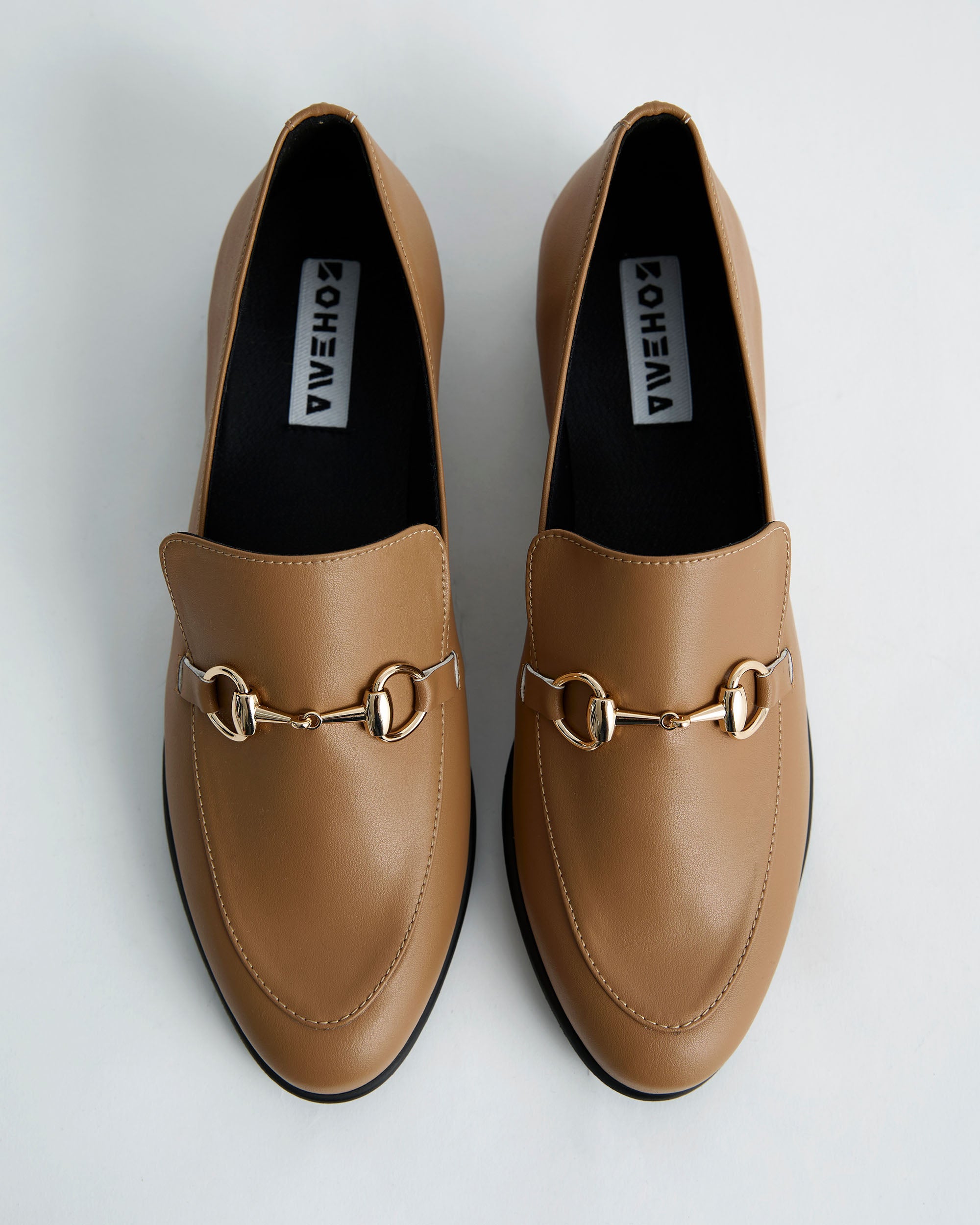 BOHEMA Shiv Loafers in beige - sole detail of women's loafers