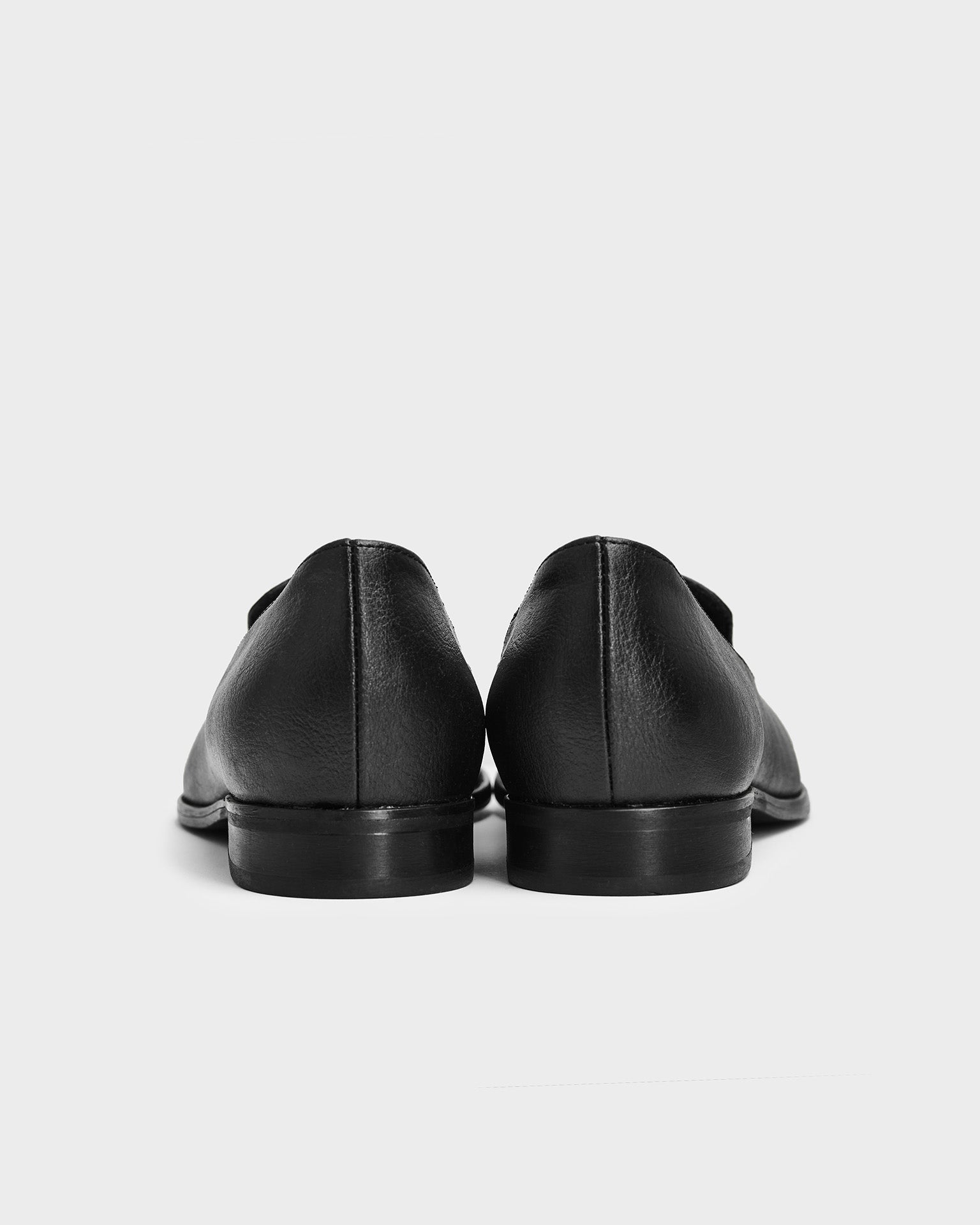 BOHEMA Lords in black - back view of women's loafers