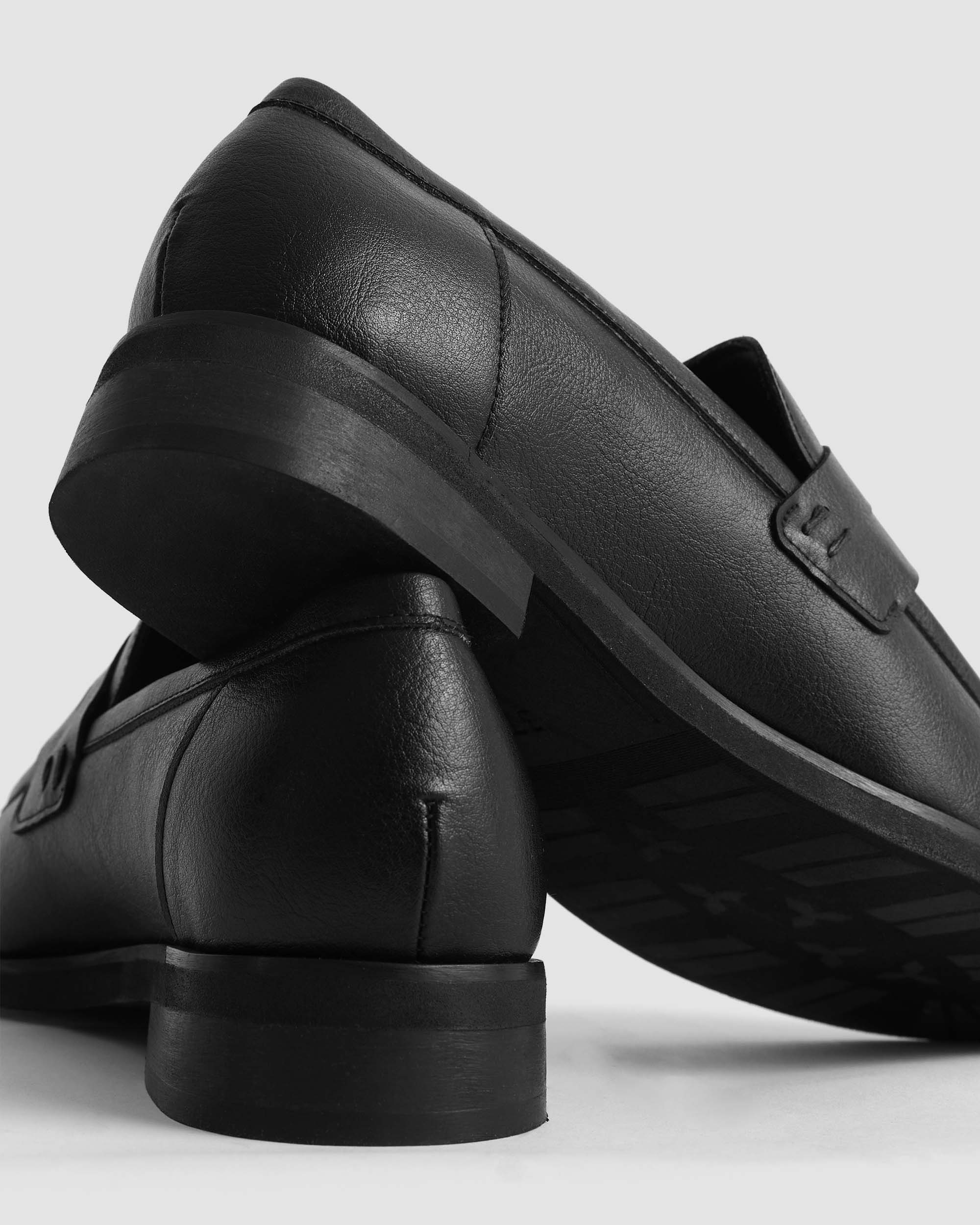 BOHEMA Dakota Loafers in black - worn on foot of women's loafers