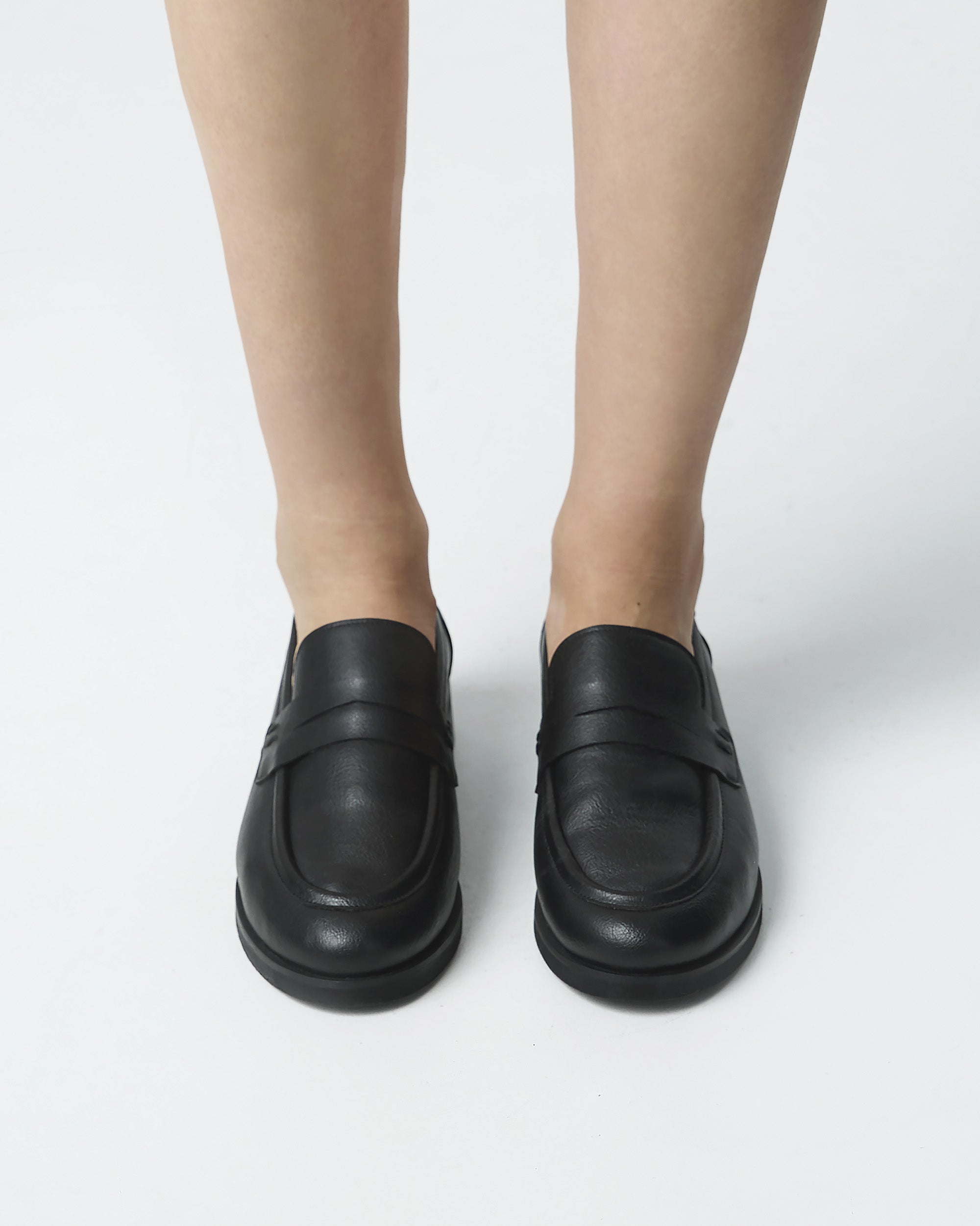 BOHEMA Dakota Loafers in black - back view of women's loafers