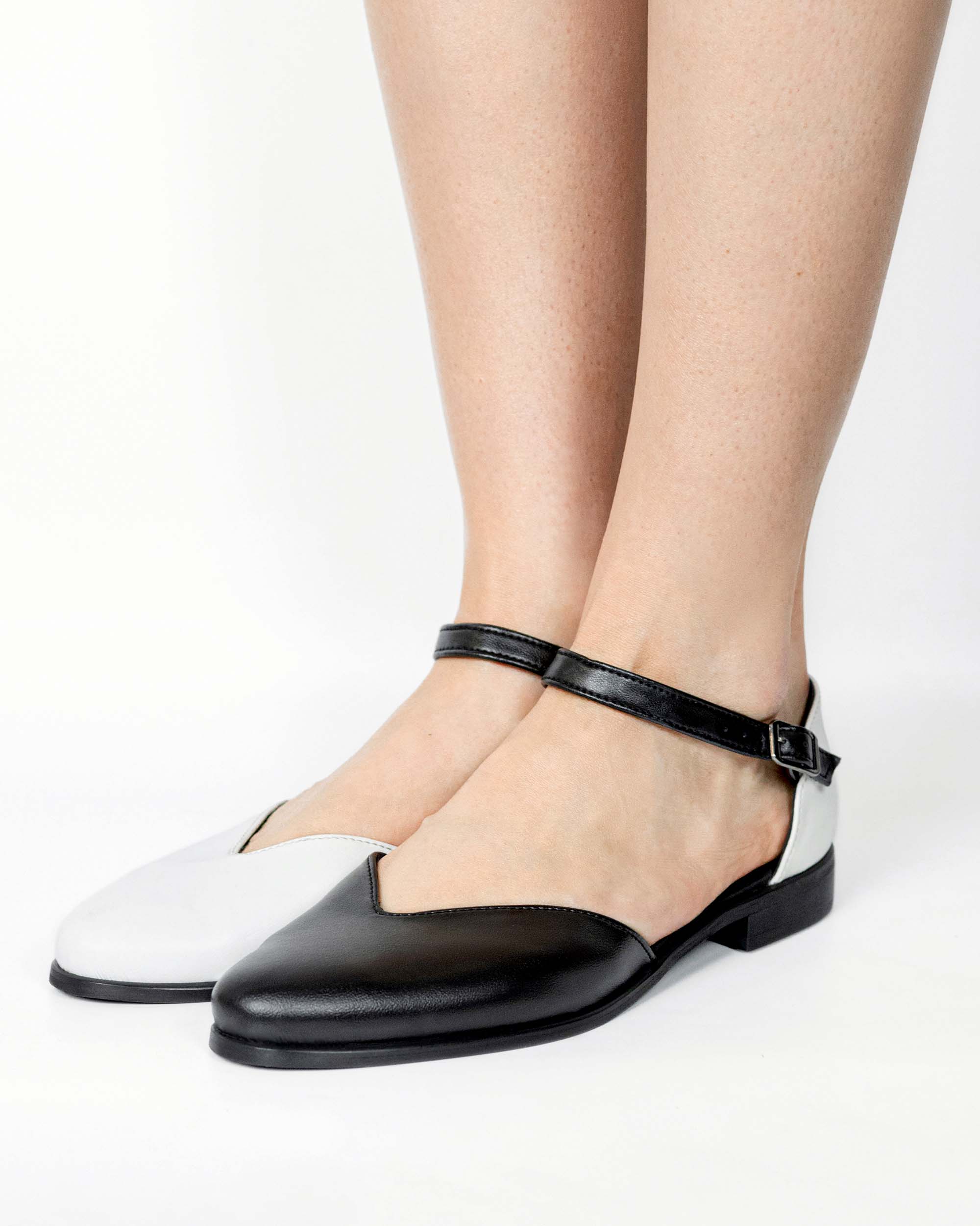 BOHEMA Alexa Pumps - back view of women's ballet flats