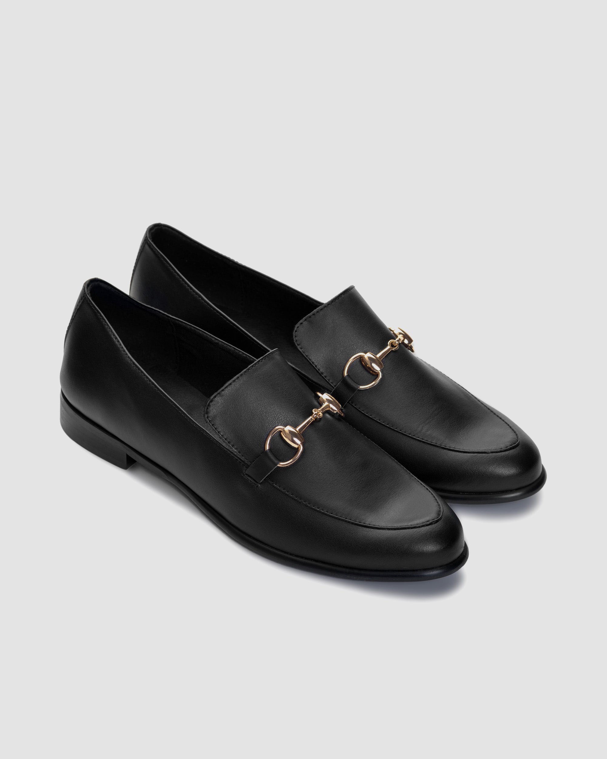 BOHEMA Shiv Loafers in black - sole detail of women's loafers
