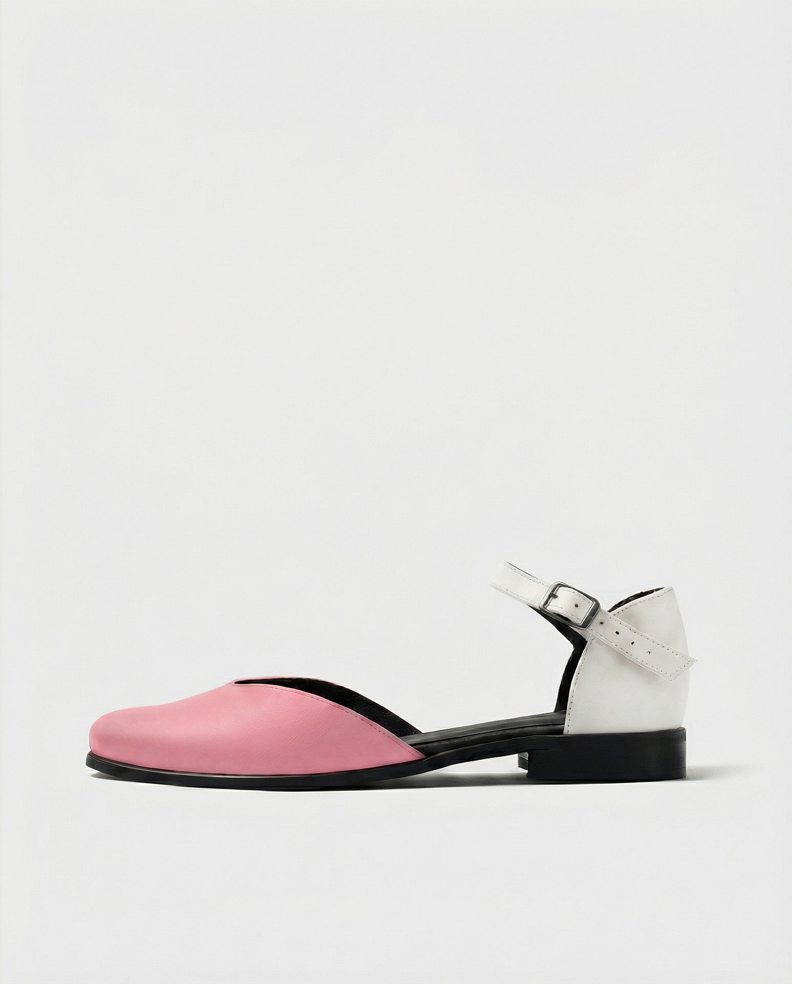 Alexa Pumps Pink BOHEMA ballerinas, sole and detail view