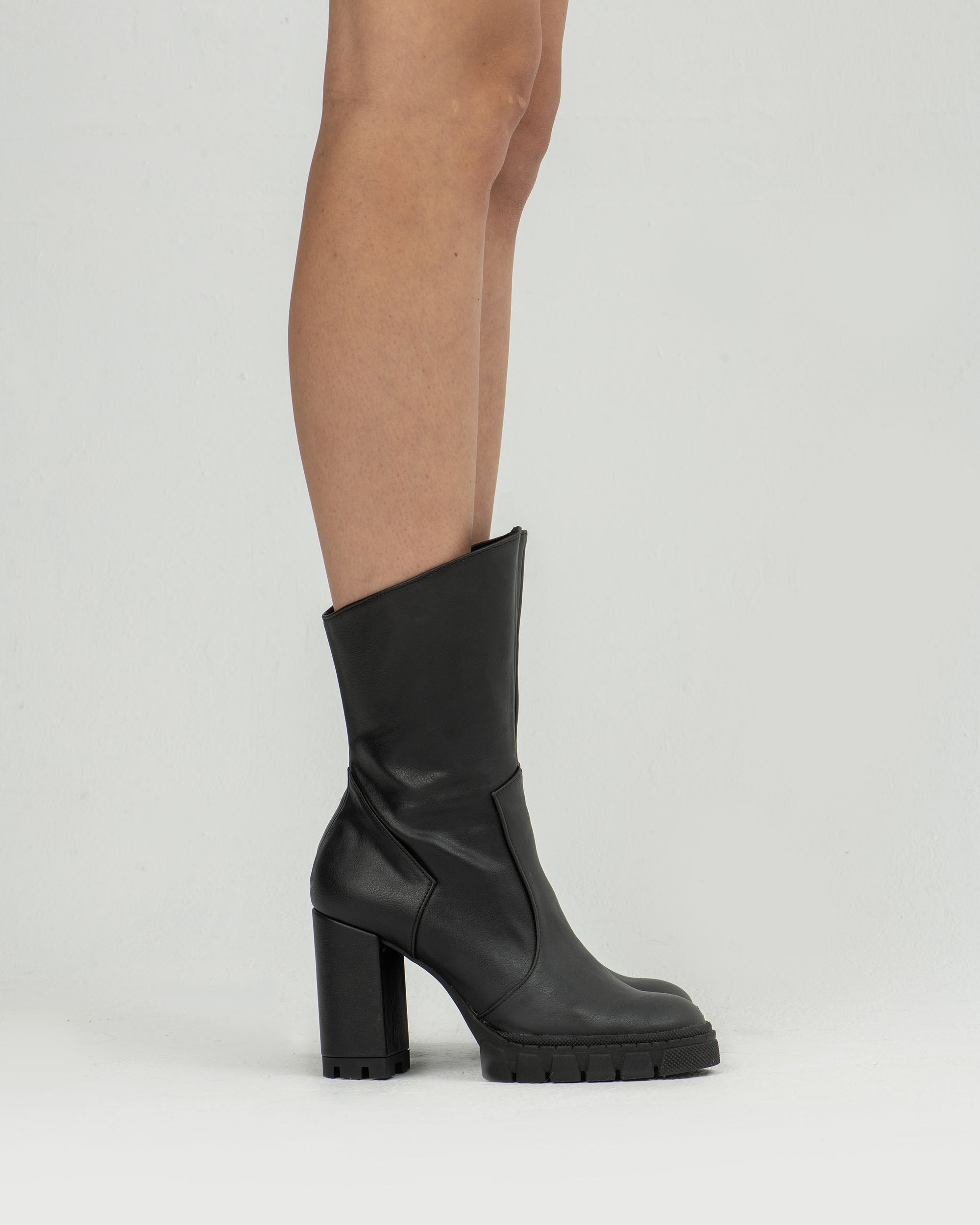BOHEMA Ritual Boots in black - worn on foot of women's ankle boots