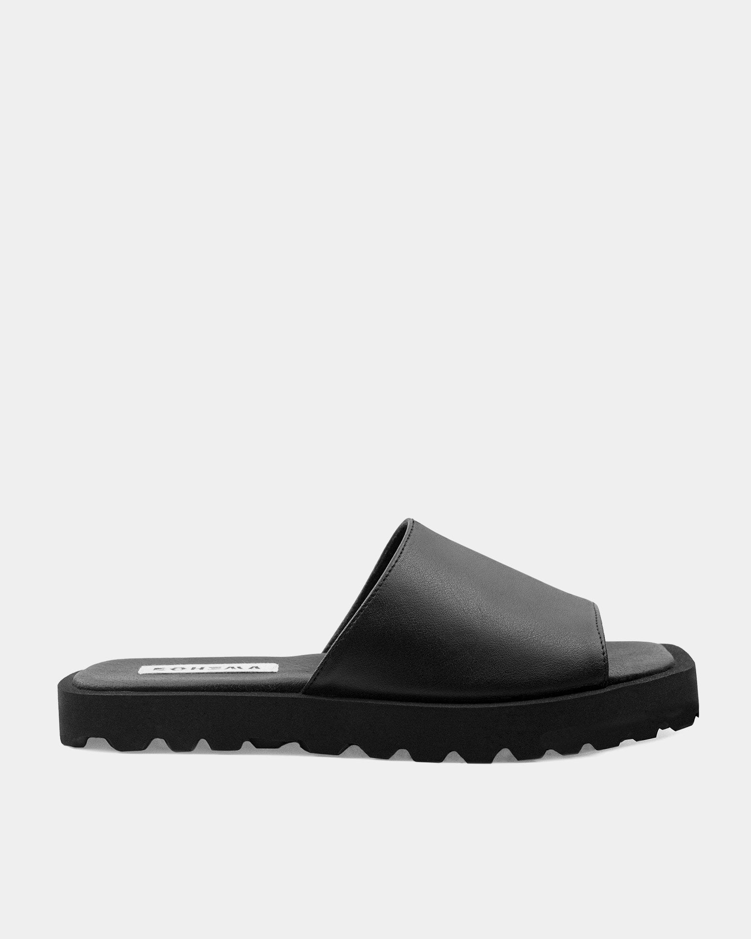 BOHEMA Flat Slides - side view of women's flat slides