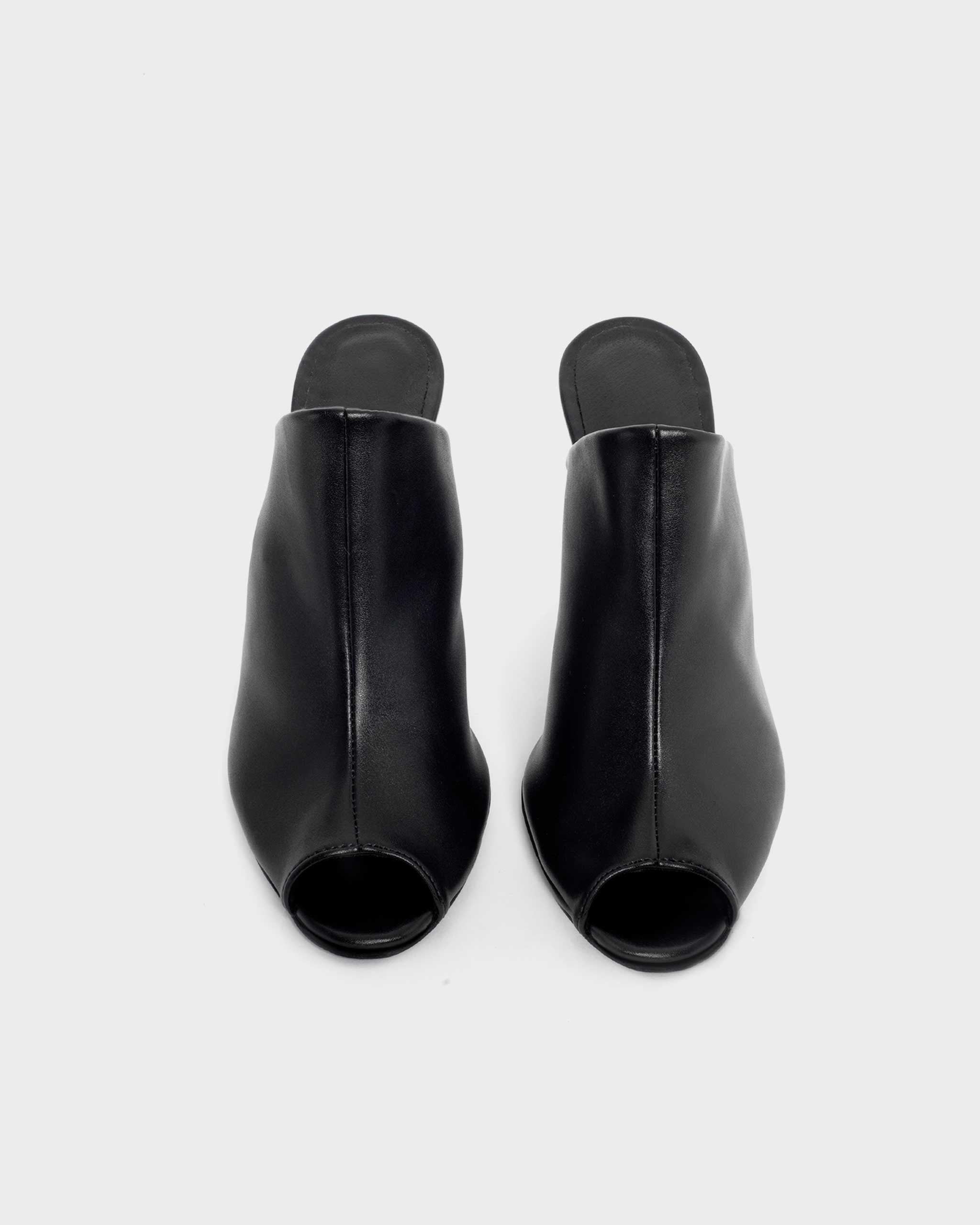 BOHEMA Urban Chic in black - top view of women's sandals