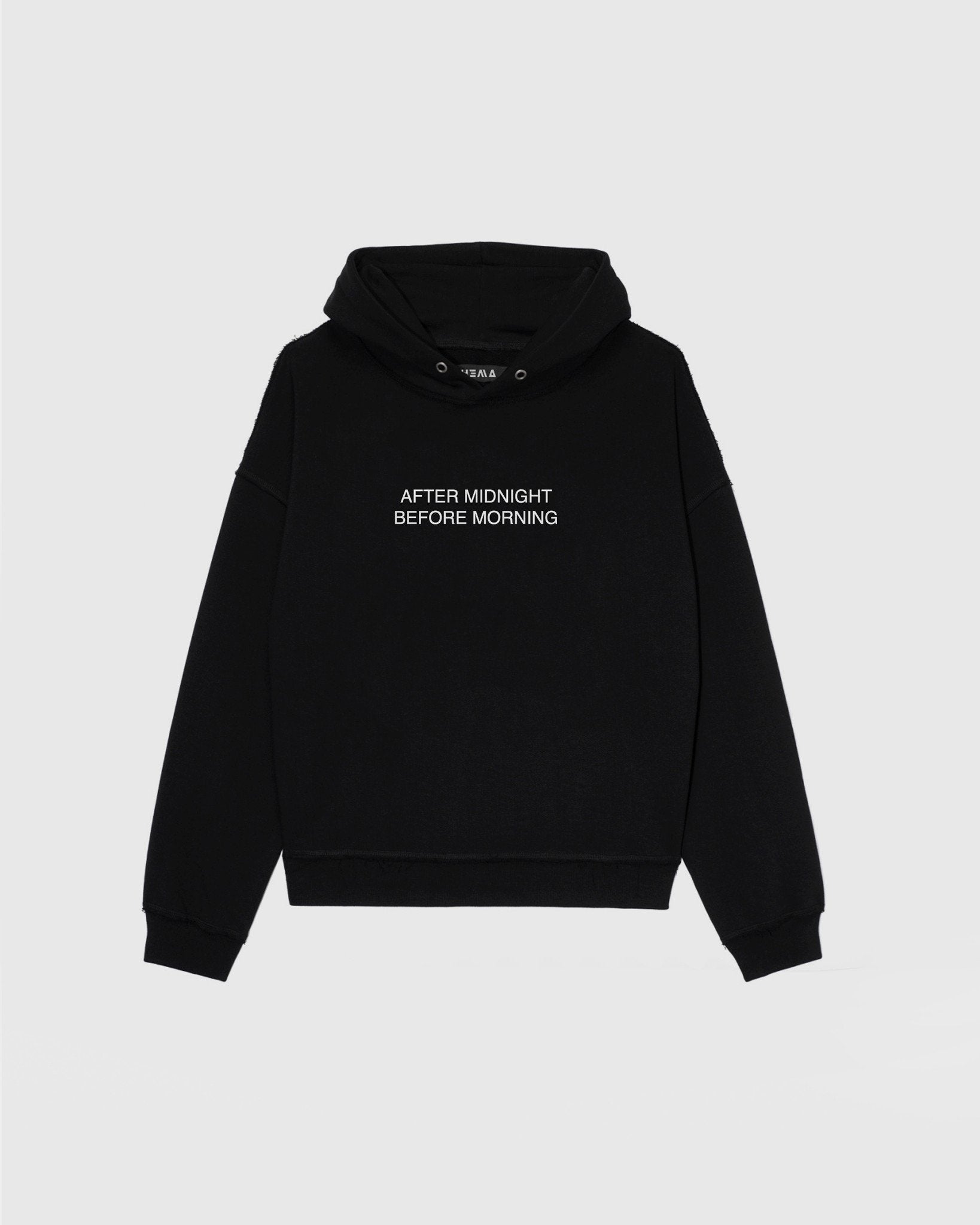BOHEMA All Day All Night Hoodie in black - detail