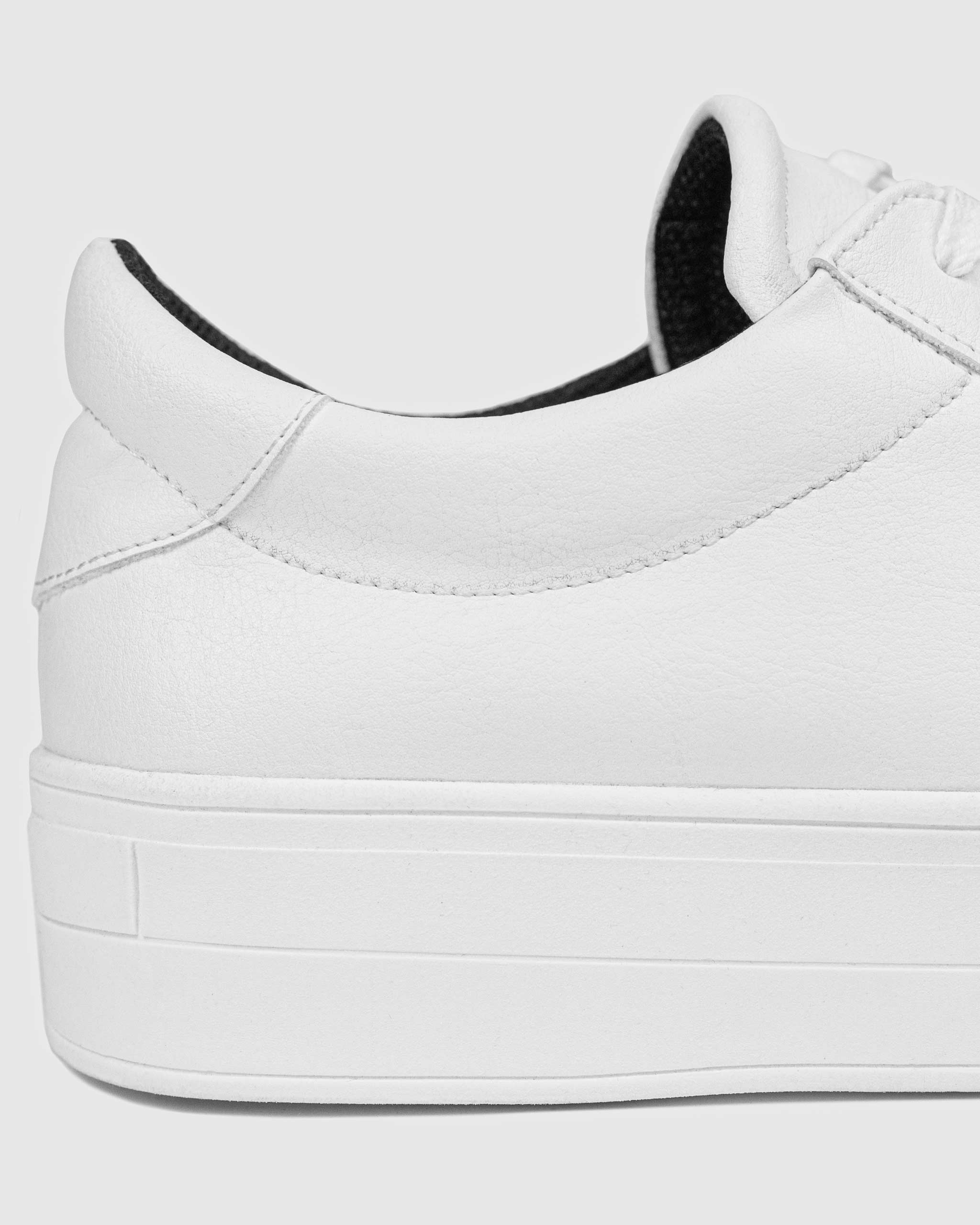BOHEMA Sneakers Aware in white - back view of women's sneakers