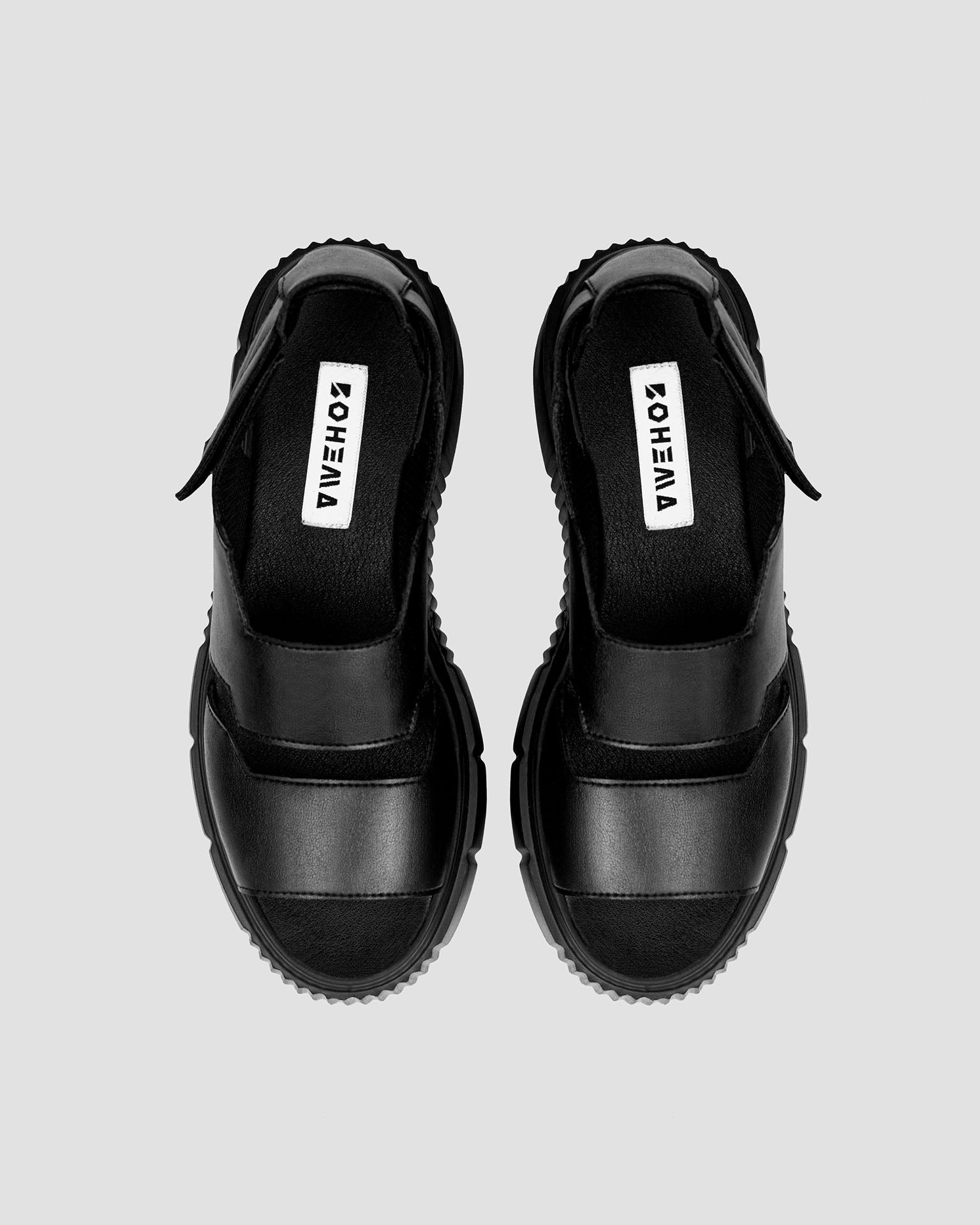 BOHEMA Edgy Sandals - back view of women's heeled sandals